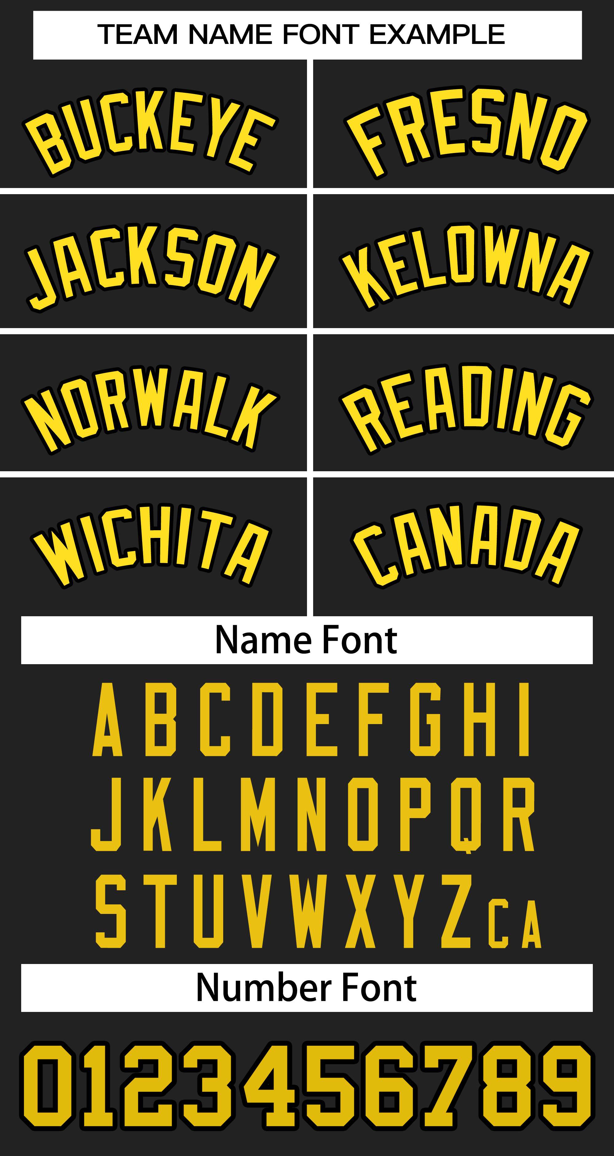 Baseball Jersey Font