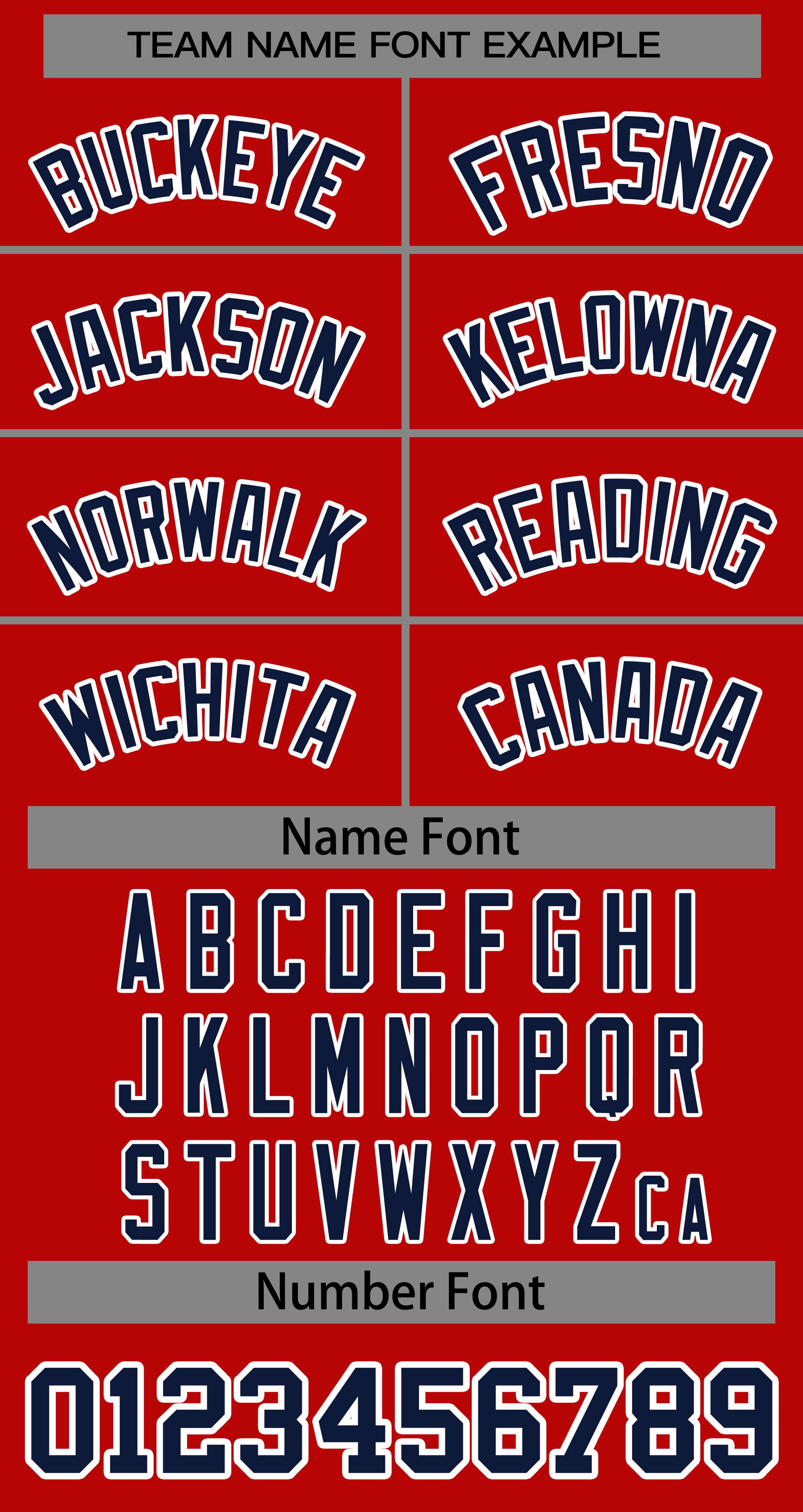 Baseball Jersey Font