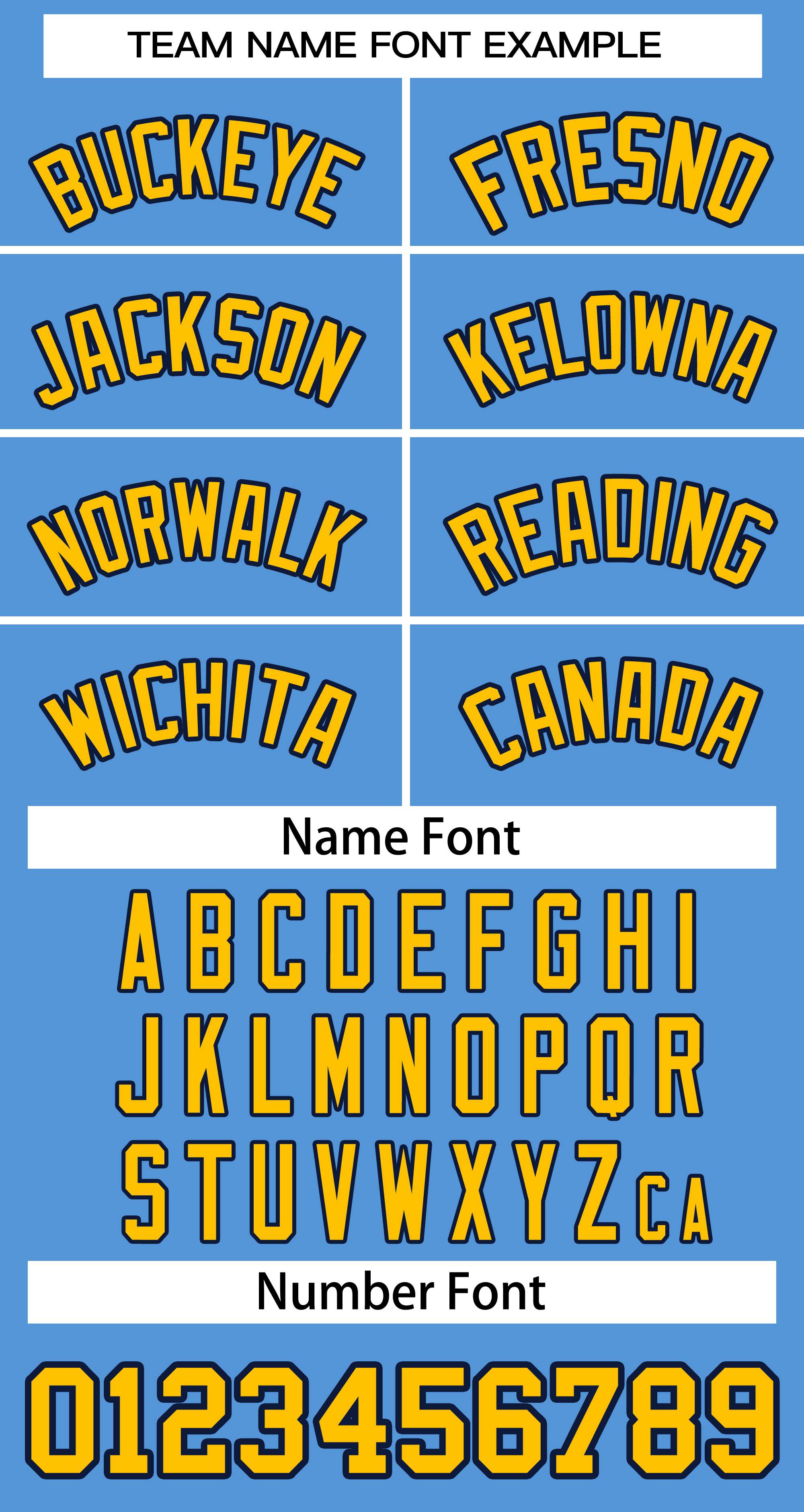 Baseball Jersey Font