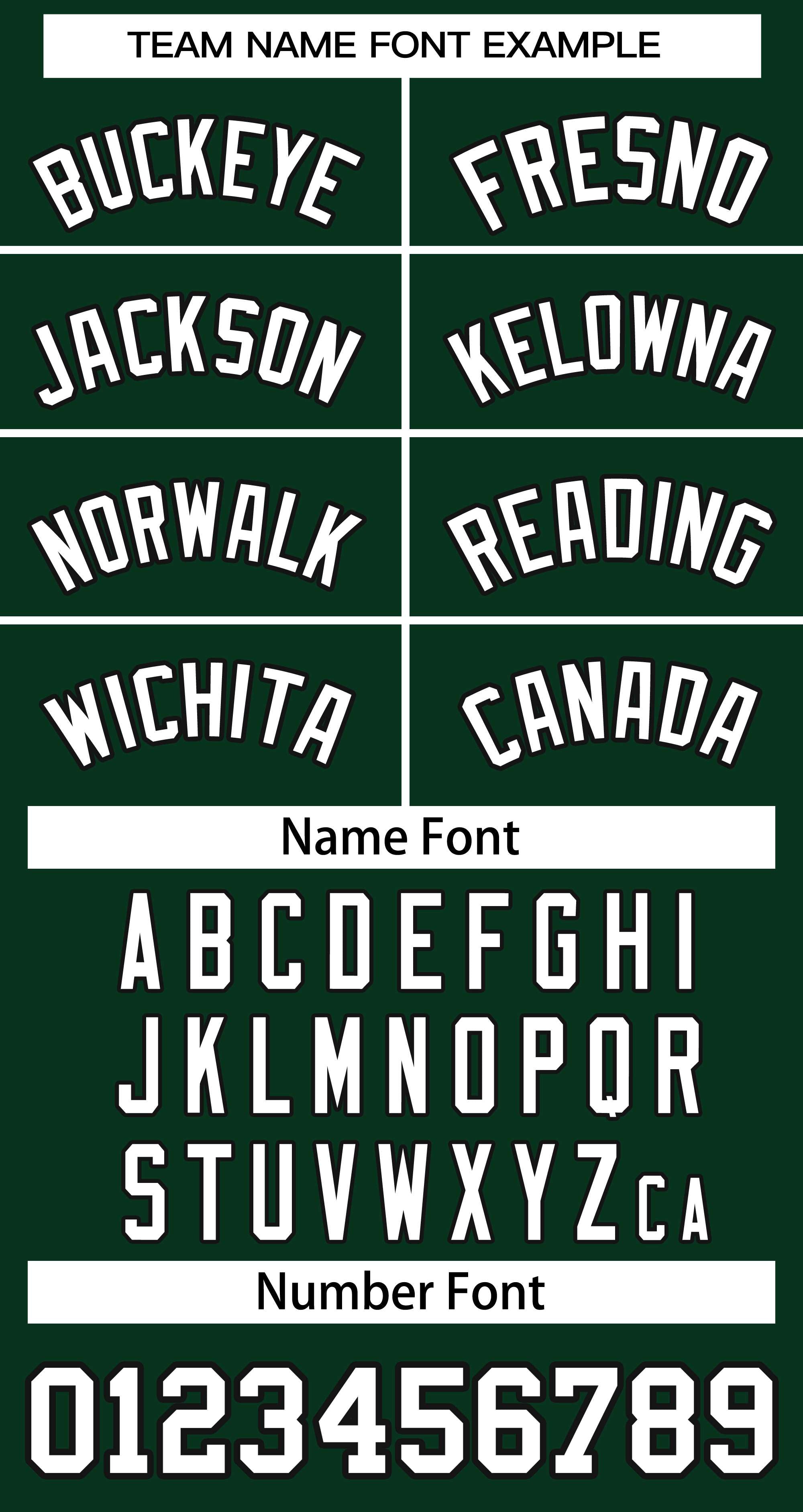 Baseball Jersey Font