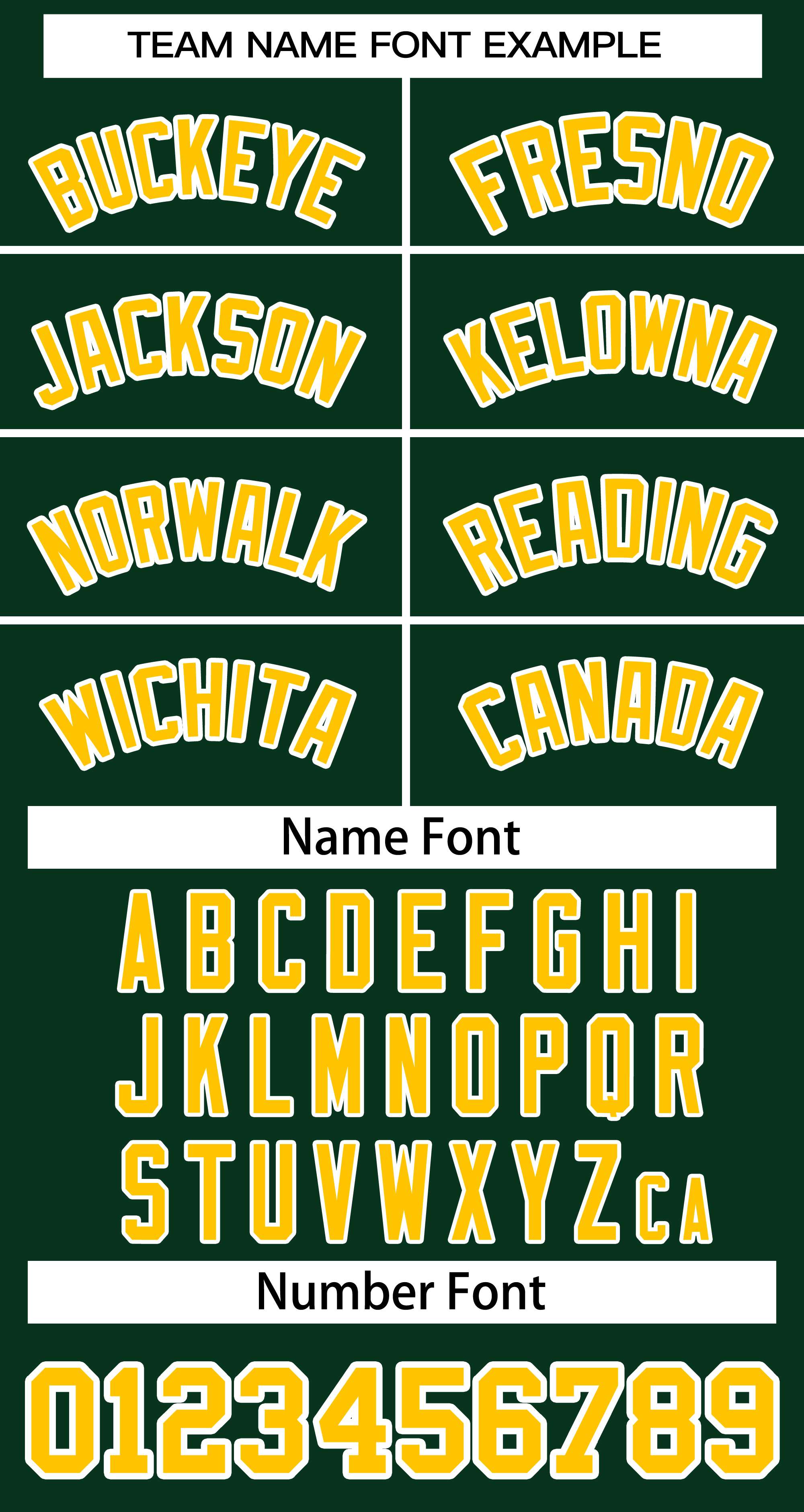 Baseball Jersey Font