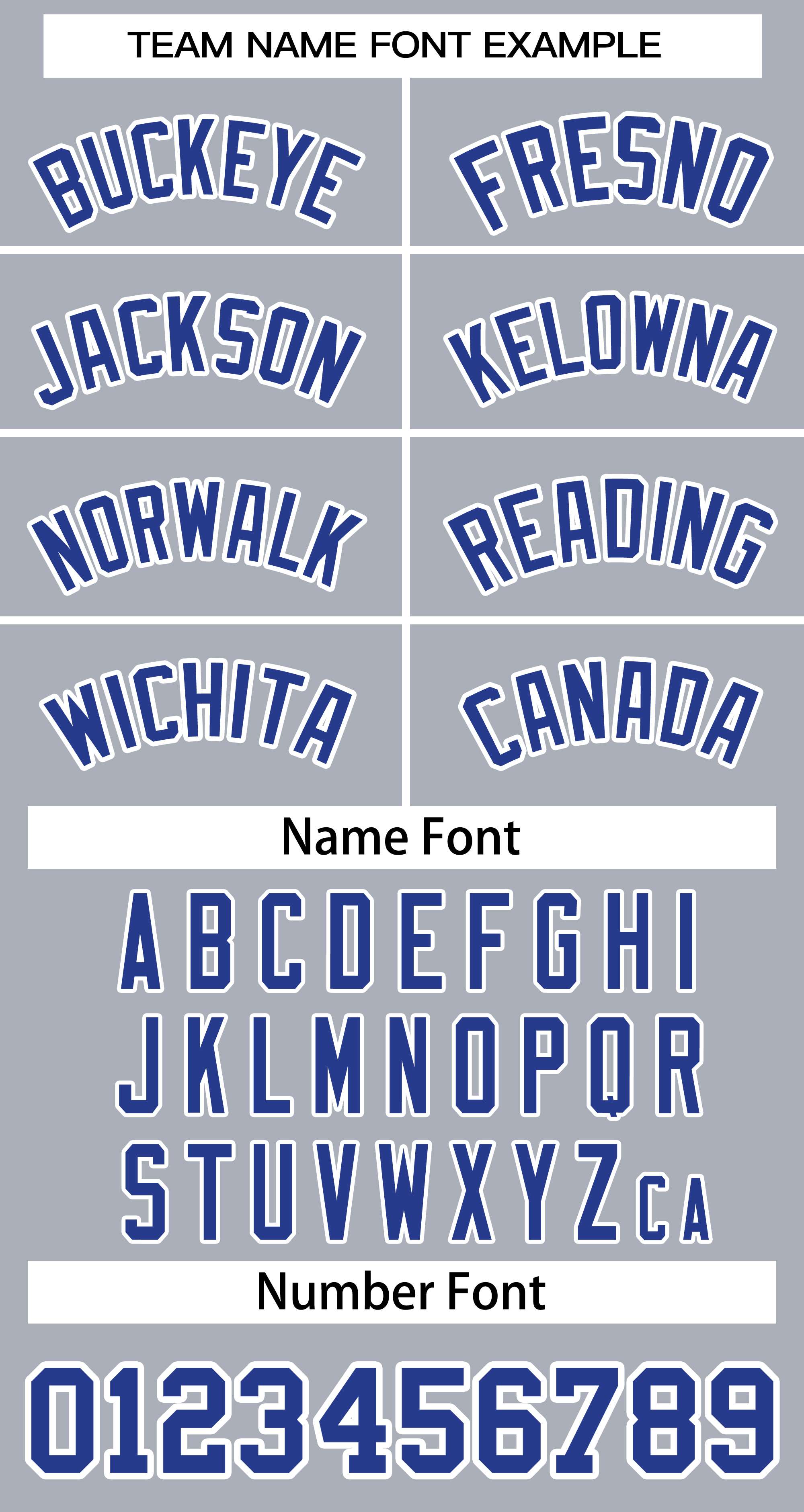 Baseball Jersey Font