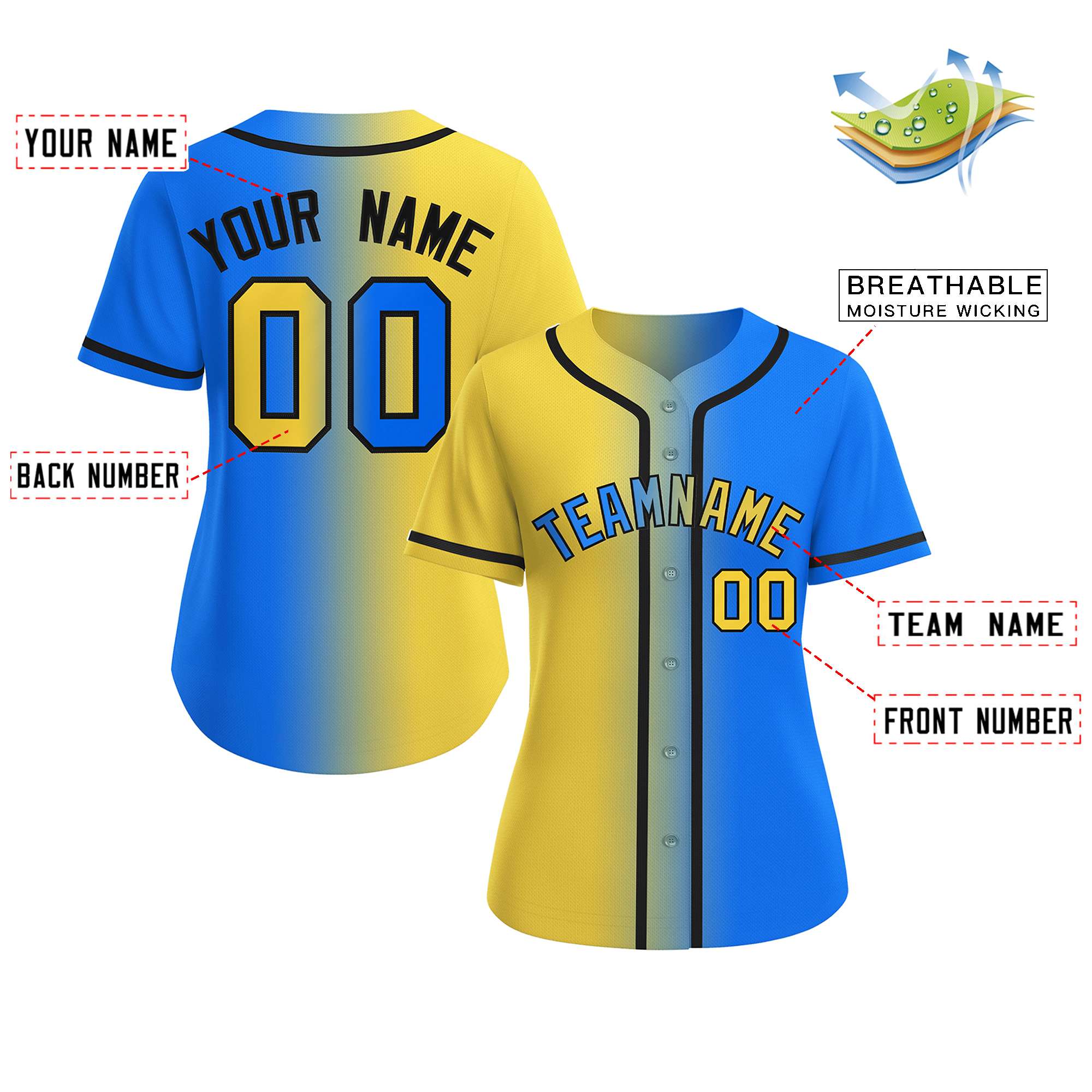 Customizable Softball Jerseys