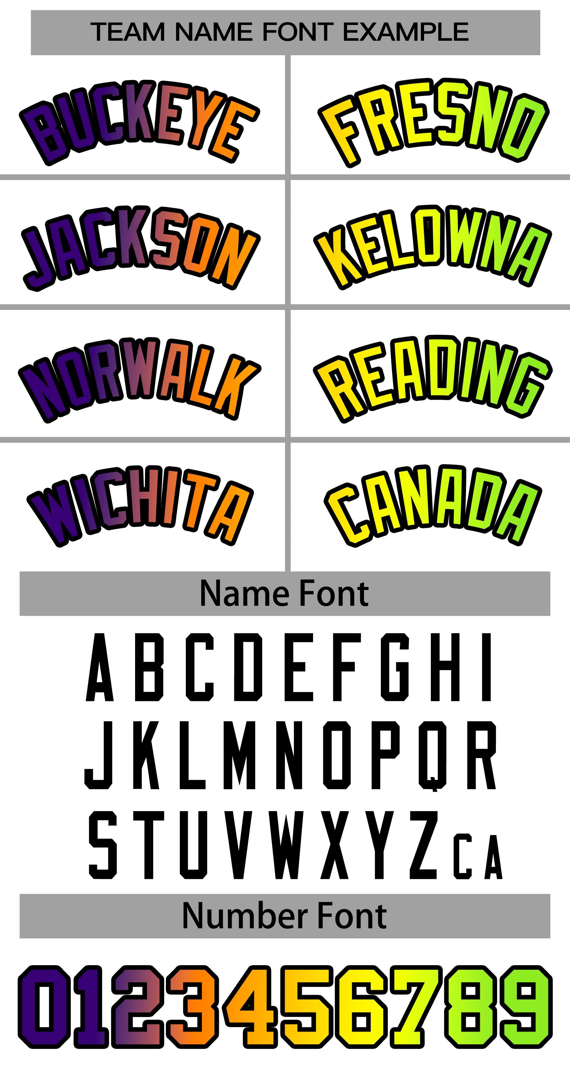 Baseball Jersey Font