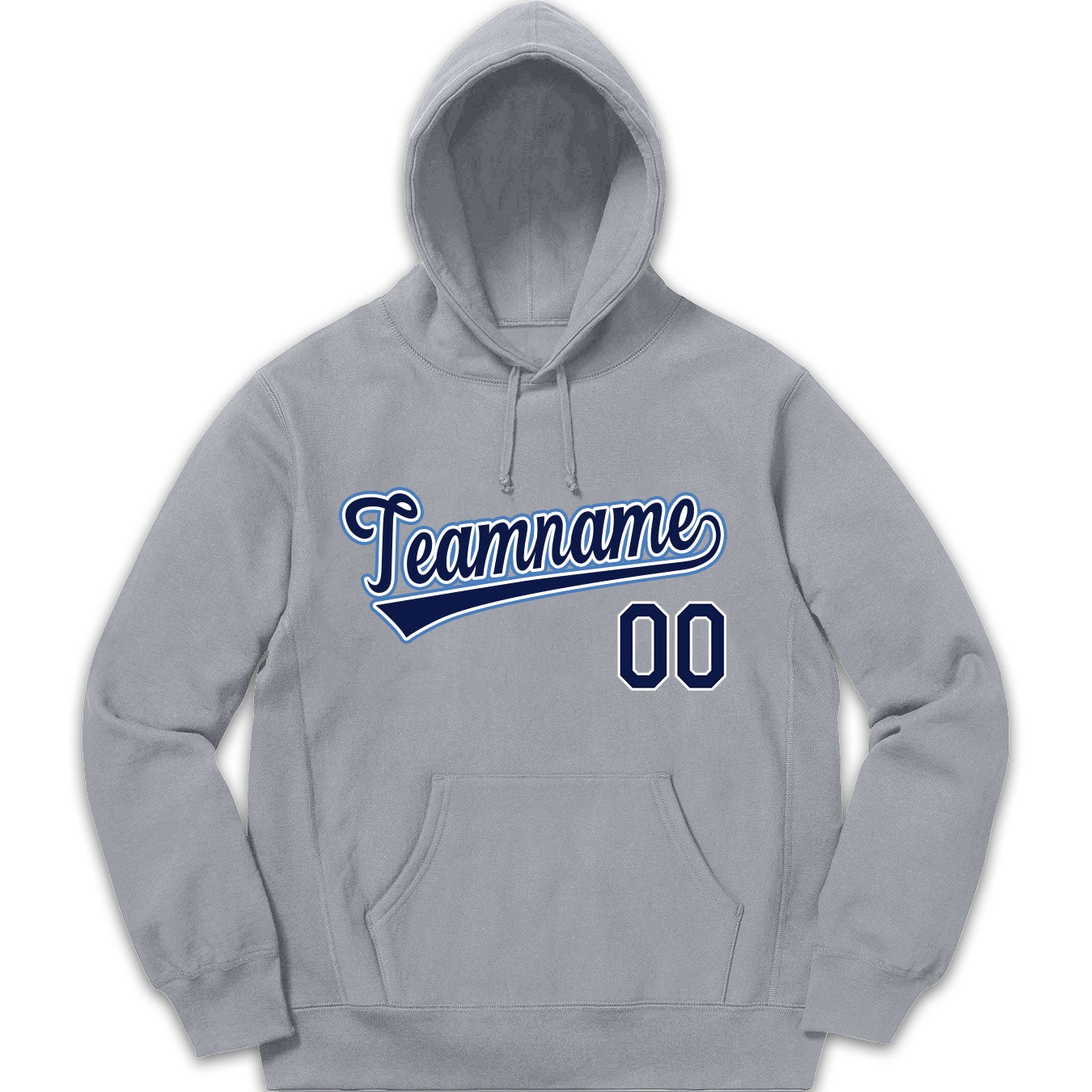 Custom Gray Navy-White Sport Classic Style Sweatshirt Fashion Hoodie Uniform