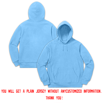 Custom Light Blue Red-Navy Classic Style Sweatshirt Fashion Hoodie Uniform