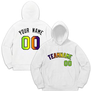 Custom White Classic Style Sweatshirt Fashion Hoodie Uniform