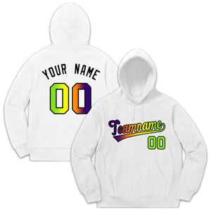 Custom White Classic Style Sweatshirt Fashion Hoodie Uniform