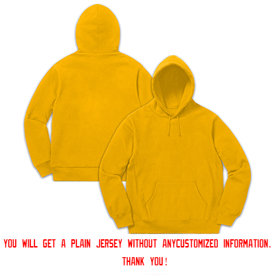 Custom Yellow Green White Classic Style Hoodie Pullover Fashion Uniform