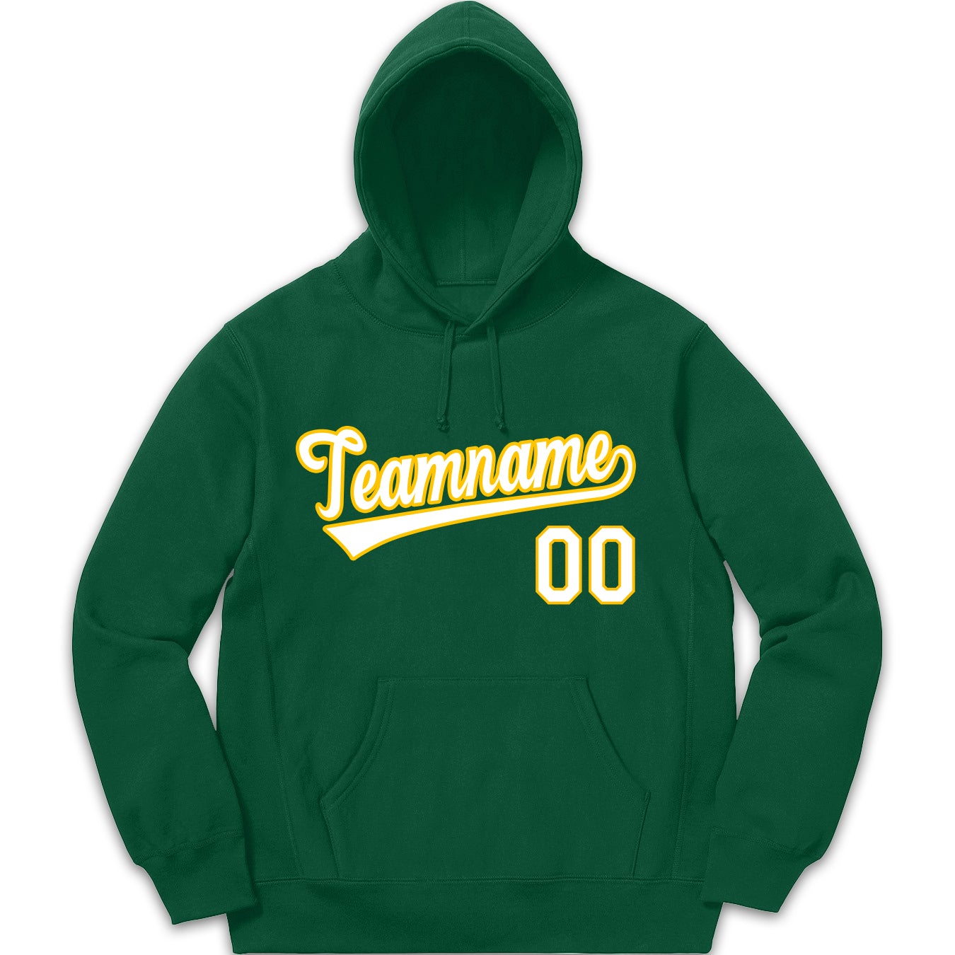 Custom Green Sport Classic Style Sweatshirt Fashion Hoodie Uniform