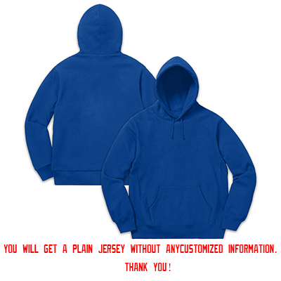 Custom Royal White-Red Classic Style Pullover Fashion Hoodie Uniform