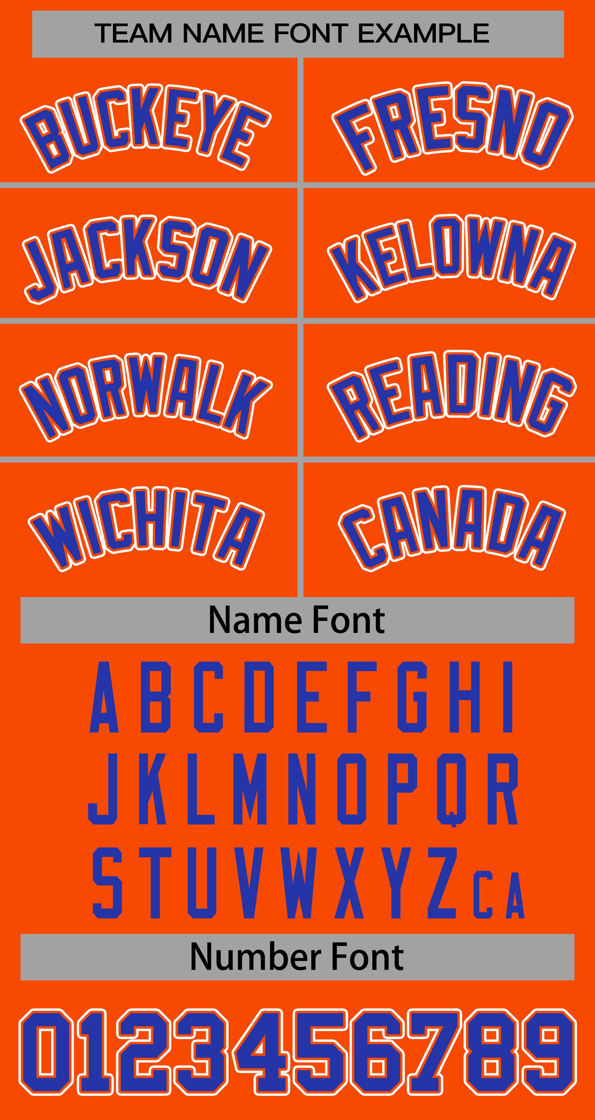 Baseball Jersey Font