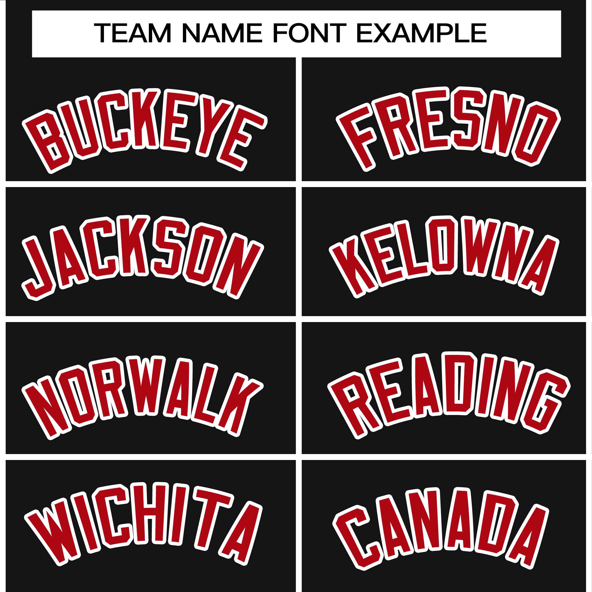 custom thermal hoodie team name font example