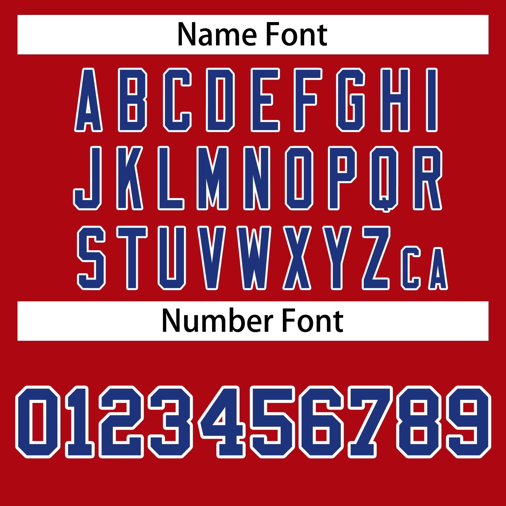 custom red hoodies name and nubmer font for men