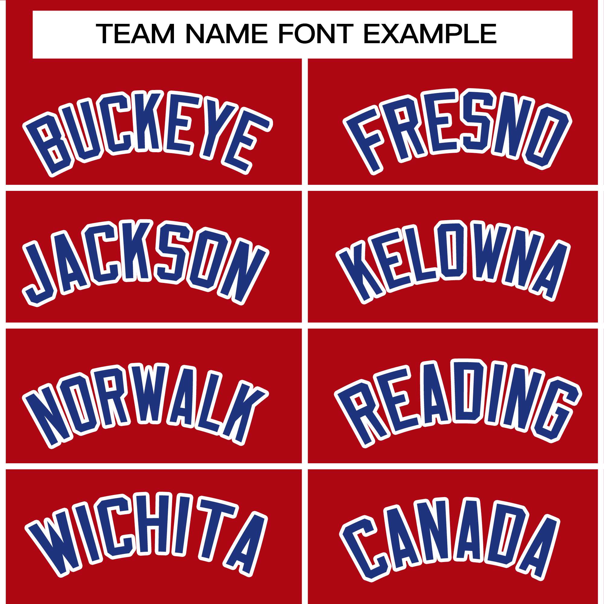 custom red hoodies team name font example for men