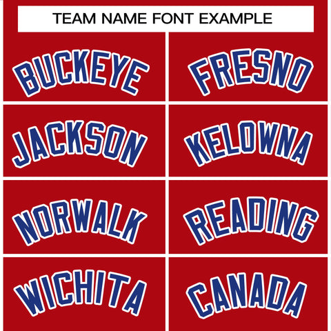 custom red hoodies team name font example for men