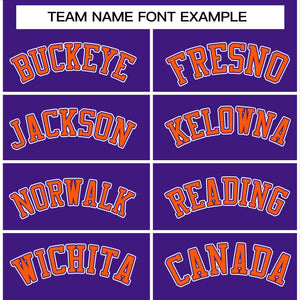 Custom Purple Orange-White Raglan Sleeves Pullover Personalized Sweatshirt Hoodie