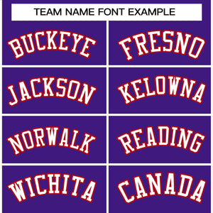 Custom Purple White-Red Raglan Sleeves Pullover Personalized Team Sweatshirt Hoodie