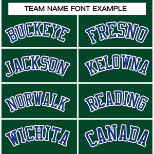 Custom Green Royal-White Raglan Sleeves Pullover Personalized Team Sweatshirt Hoodie