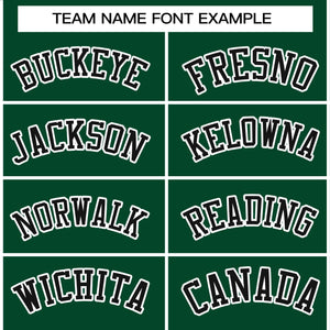 Custom Green Black-White Raglan Sleeves Pullover Personalized Team Sweatshirt Hoodie