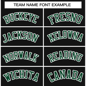 Custom Black Green-White Raglan Sleeves Pullover Personalized Team Sweatshirt Hoodie