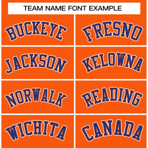 Custom Orange Royal-White Raglan Sleeves Pullover Personalized Team Sweatshirt Hoodie