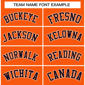 Custom Orange Navy-White Raglan Sleeves Pullover Personalized Team Sweatshirt Hoodie