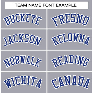 Custom Gray Royal-White Raglan Sleeves Pullover Personalized Team Sweatshirt Hoodie