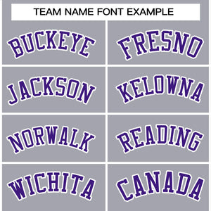 Custom Gray Purple-White Raglan Sleeves Pullover Personalized Team Sweatshirt Hoodie