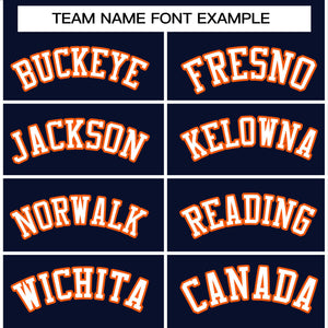 Custom Navy White-Orange Raglan Sleeves Pullover Personalized Team Sweatshirt Hoodie