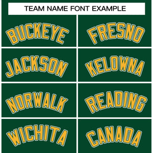 Custom Green Gold-White Raglan Sleeves Pullover Personalized Team Sweatshirt Hoodie