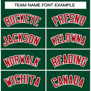 Custom Green Red-White Raglan Sleeves Pullover Personalized Team Sweatshirt Hoodie