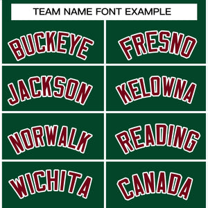 Custom Green Crimson-White Raglan Sleeves Pullover Personalized Team Sweatshirt Hoodie