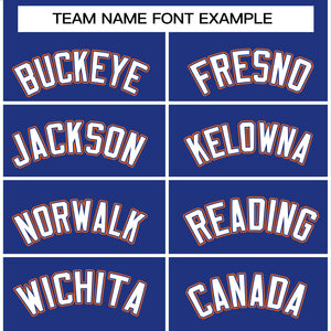 Custom Royal White-Orange Raglan Sleeves Pullover Personalized Team Sweatshirt Hoodie