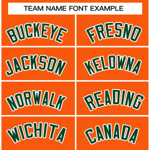 Custom Orange Green-White Raglan Sleeves Pullover Personalized Team Sweatshirt Hoodie