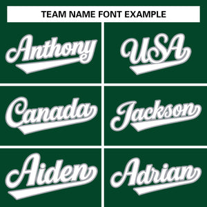 Custom Green White-Gray Raglan Sleeves Pullover Personalized Team Sweatshirt Hoodie