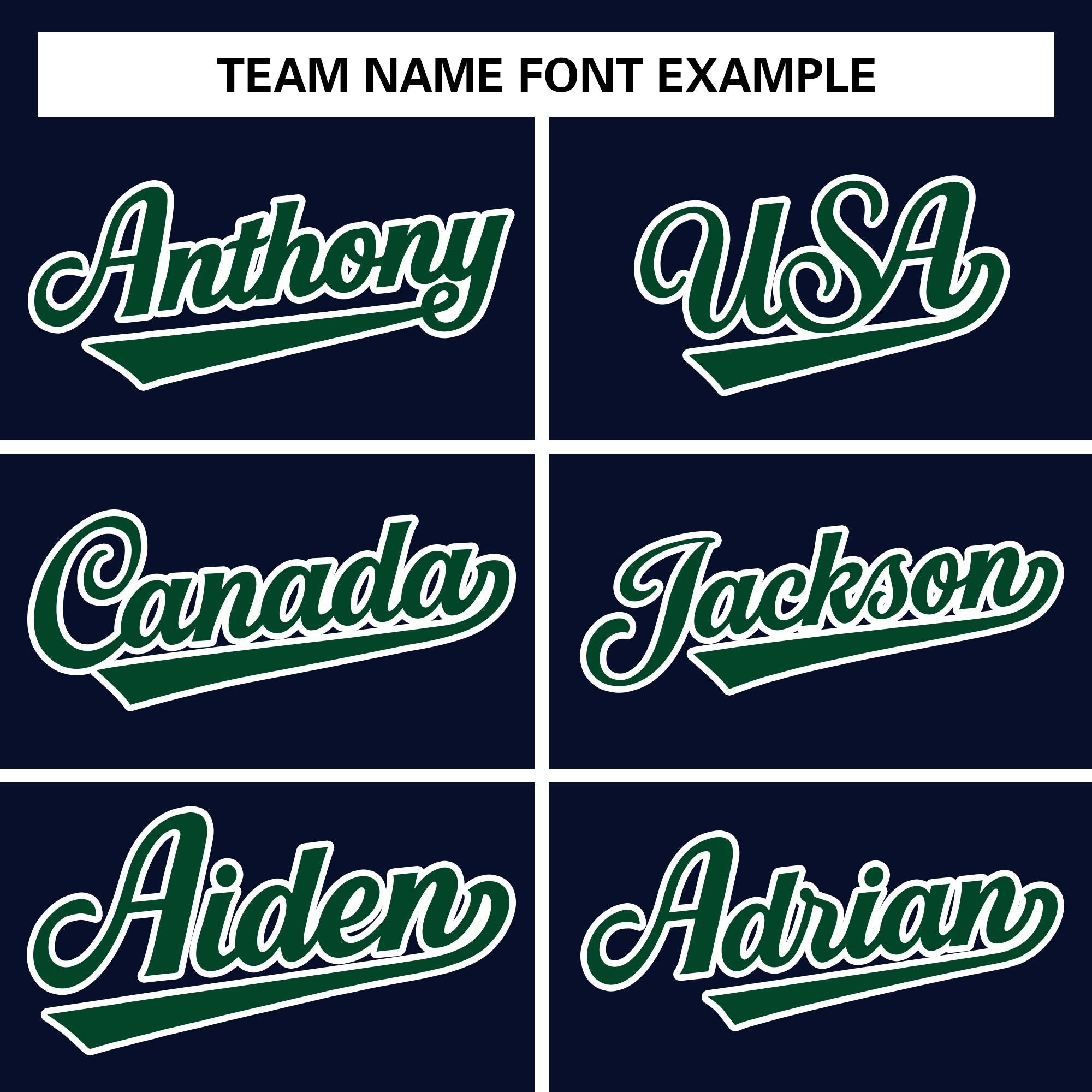 Custom Navy Green-White Raglan Sleeves Pullover Personalized Team Sweatshirt Hoodie