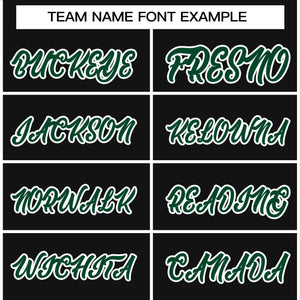 Custom Black Green-White Raglan Sleeves Pullover Personalized Team Sweatshirt Hoodie