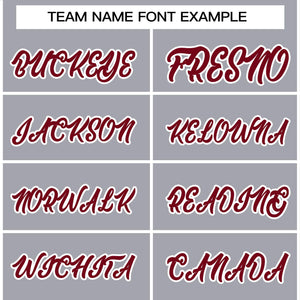 Custom Gray Crimson-White Raglan Sleeves Pullover Personalized Team Sweatshirt Hoodie