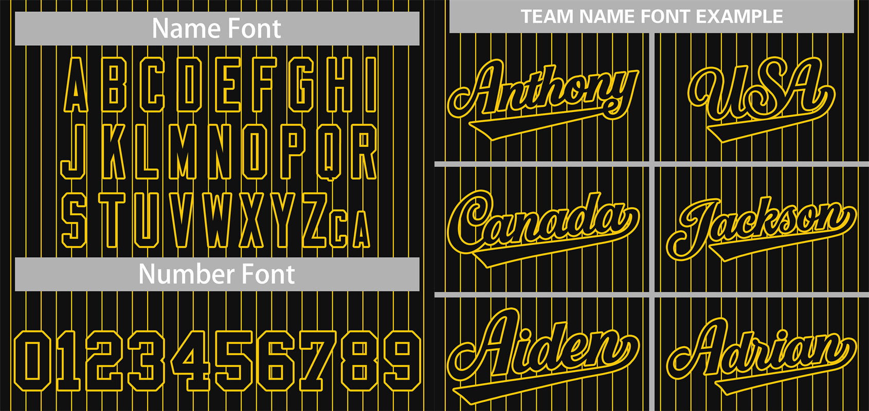 Custom Black Yellow Stripe Fashion Authentic Baseball Jersey