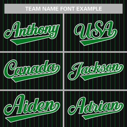 custom baseball jersey with stripes font example