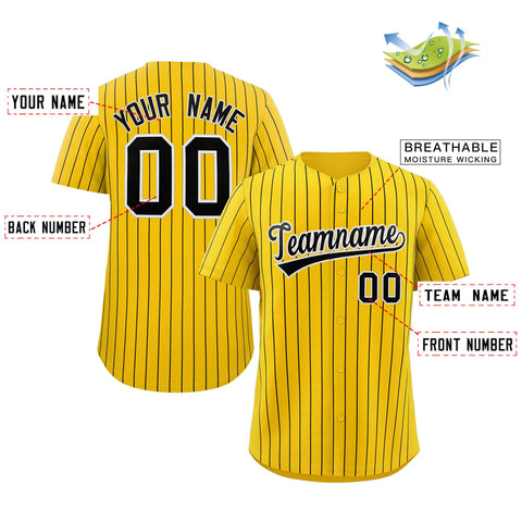 feature of baseball jersey with stripes