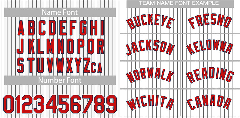 Custom White Red-Navy Stripe Fashion Authentic Baseball Jersey