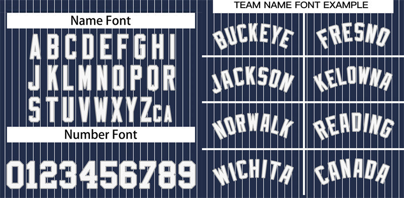 Custom Navy White-Gray Stripe Fashion Authentic Baseball Jersey