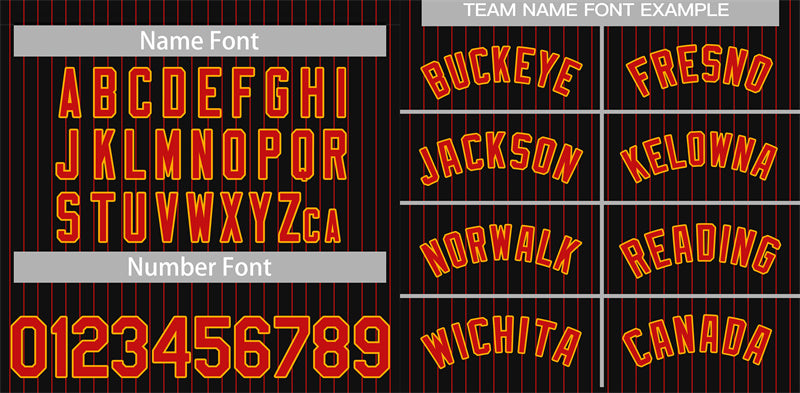 Custom Black Red-Orange Stripe Fashion Authentic Baseball Jersey