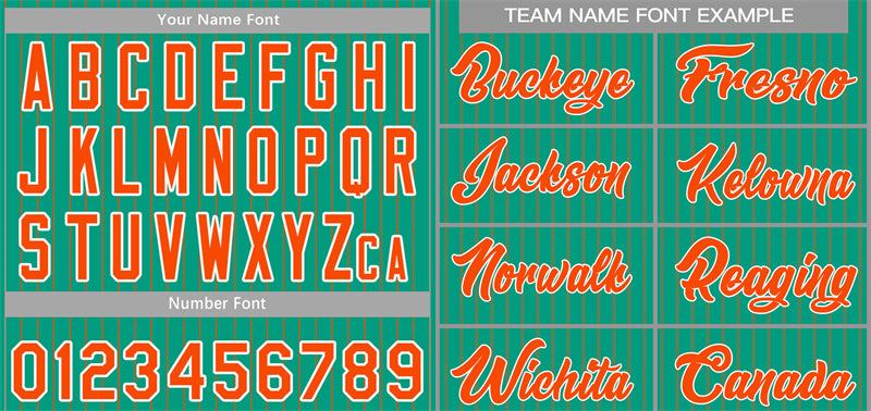 Custom Teal Orange-White Stripe Fashion Authentic Baseball Jersey