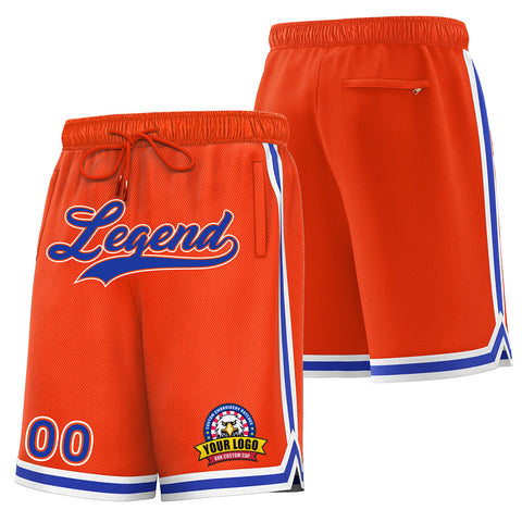 Custom Red Blue Basketball Shorts
