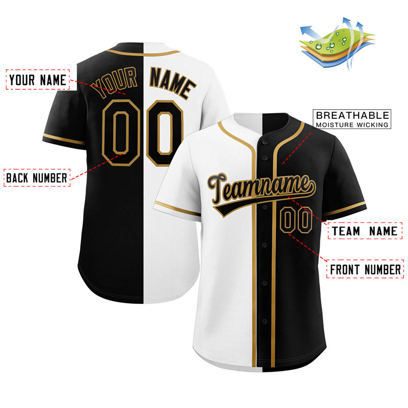 Black And Gold Baseball Uniforms