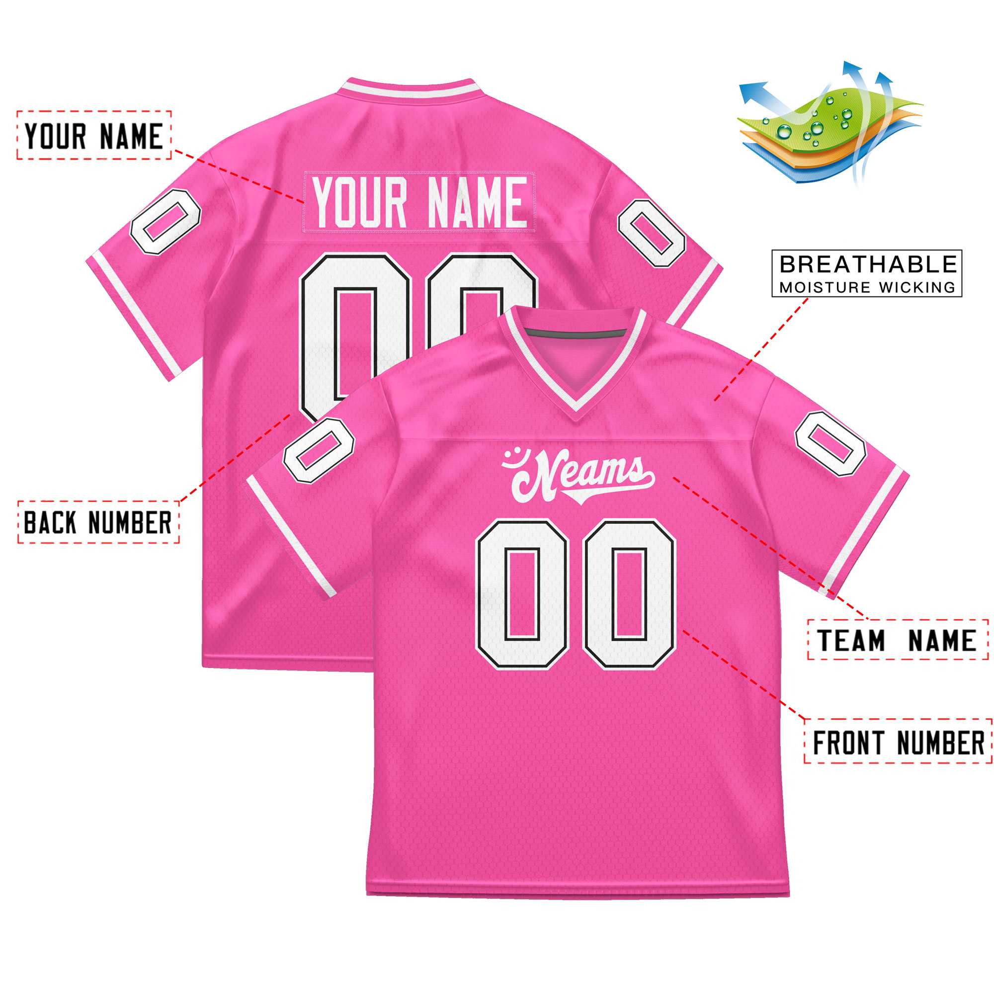 Custom Team Sports Stitched  Football Jersey Personalized Practice Uniforms for Adults/Youth