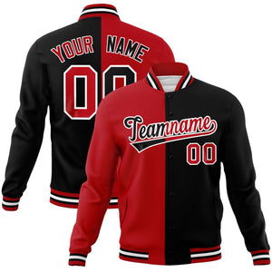 custom varsity full-snap baseball jackets team name font example